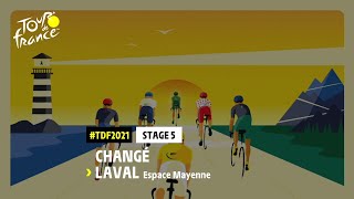 TDF2021  Découvrez létape 5  Discover stage 5 [upl. by Oinotna]