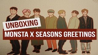 Unboxing Monsta X Seasons Greetings [upl. by Yerffoj]