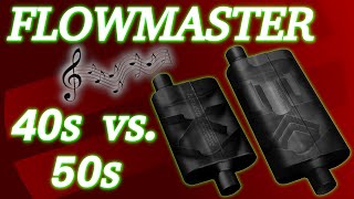 FlowMaster 40 vs 50 delta flow on a Fox Body Mustang [upl. by Ytsirhc]