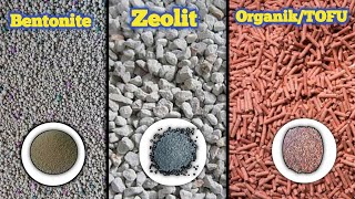 Perbedaan dan Manfaat Pasir Bentonite Zeolit dan Organik Tofu Untuk PUP Kucing [upl. by Danica]