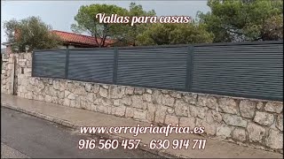 ▷ Vallas modernas para casas ☎ 916 560 457 · Cerrajería Africa [upl. by Billmyre]