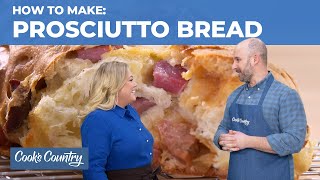 How to Make Bread Stuffed with Prosciutto Pepperoni Capicola and Provolone [upl. by Chemush]