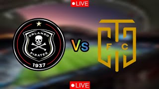 Orlando Pirates vs Cape Town City Live Match Today South Africa MTN 8Cup football Today score Live [upl. by Aitel]