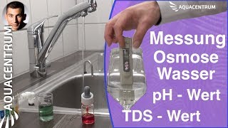 Osmose Anlage mit einstellbarem pHWert  Messung Leitwert pH Wert Mineralien Wasserstoffgehalt [upl. by Desi]