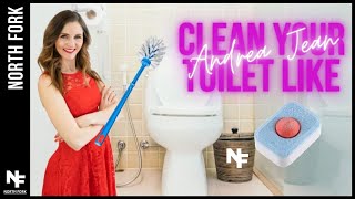 How To Clean A Toilet With A Dishwasher Tablet Like Andrea Jean Toilet Bowel Cleaning Hack [upl. by Meaghan353]