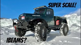 Building a 1946 Dodge Power Wagon RC Truck with NEW PROLINE IBEAM PRERUNNER SUSPENSION  part 1 [upl. by Beekman]