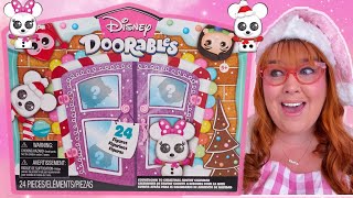 Unboxing Disney Doorables 2024 Advent Calendar 🎄🎅🏻❤️💚 [upl. by Nee870]