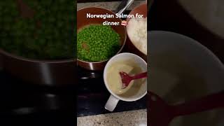 Norwegian salmon dinner travelvlog dinner salmon travel [upl. by Amsirahc761]