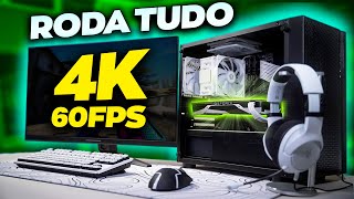 PC GAMER MONSTRO de R5000 RODA TUDO no ULTRA EM 4K CUSTO BENEFÍCIO INCRÍVEL [upl. by Strickler]