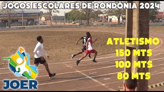 JOER 2024 Atletismo 150 100 e 80 metros rasos [upl. by Mutua]