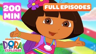 Dora FULL EPISODES Marathon ➡️  7 Full Episodes  200 Minutes  Dora the Explorer [upl. by Relyuhcs]