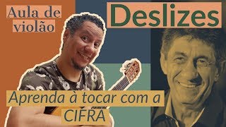 Como tocar violão  Deslizes Cifracover [upl. by Sreip]