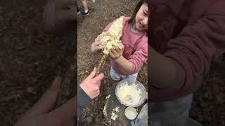 Have you ever made campfire damper bread campfirecooking damperbread campfirebread [upl. by Florie908]