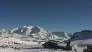 AH64 Apache helicopter crashes in Afghanistan [upl. by Gerti]