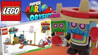 NEW LEGO SUPER MARIO ODYSSEY SAND KINGDOM Expansion Set  Custom Mario Set [upl. by Pelagia690]