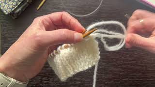 TUTORIAL  Kitchener Bind off [upl. by Nedia]