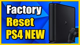 How to Factory Reset PS4 from Safe Mode Initialize PS4 [upl. by Alletneuq]