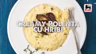 Creamy polenta cu hribi [upl. by Aivuy786]