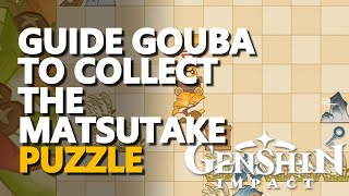 Guide Gouba to collect the Matsutake Genshin Impact [upl. by Ricca535]