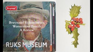 Bruynzeel Rijksmuseum Watercolour Pencils  A Review [upl. by Lauren]