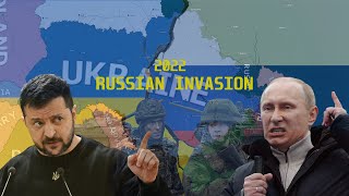 RussoUkrainian War2022Russian invasion of UkraineHoi4 Timelapse [upl. by Deacon935]