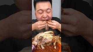 21ht Spicy lambs head mukbang short [upl. by Luane]