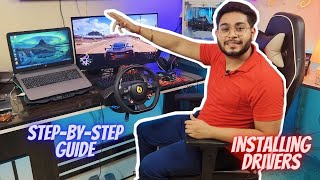 How to Play Forza Horizon 5 or Any Game Using Gaming Wheel StepByStep  Thrustmaster T80 Ferrari [upl. by Bobine]