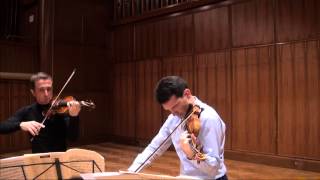 YSAYE  2 violins sonata part 1 Tedi Papavrami Svetlin Roussev [upl. by Lledrac608]