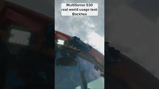 Multisense S30 real world Testing Backhoe autonomy stereo camera shorts [upl. by Ybbed]