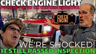 CHECK ENGINE LIGHT 2010 FORD F150 P0130 amp P0150 OBD2 DTC FAULT CODES BUT IT PASSED STATE INSPECTION [upl. by Wivinah]