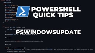 PowerShell Quick Tips  Automate windows updates [upl. by Aerdno]