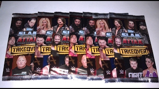 3 Booster Slam Attax Takeover WWE Topps Karten öffnen opening [upl. by Noitsuj]