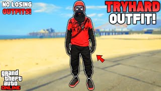 GTA 5 ONLINE NEW BLACK JOGGERS RIPPED SHIRT GLITCH TRYHARD MODDED OUTFIT 167 NO TRANSFER GLITCH [upl. by Amalie]