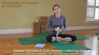 Sciatica Exercise Reclining Big Toe Pose [upl. by Niwrehs]