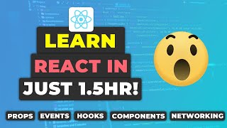 React JS Crash Course  Beginner React Tutorial [upl. by Renaldo]