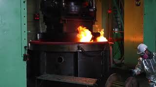 CARBON STEEL END CAP MANUFACTURING PROCESS [upl. by Iden743]