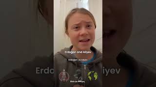 Thunberg calls for action for Palestine against Azerbaijan and TurkeyGretaThunberg turkey [upl. by Zwart]