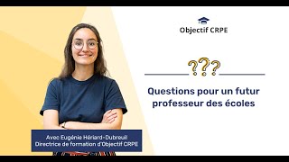 CRPE  Question pour un futur professeur des écoles  édition 4 [upl. by Leirum]