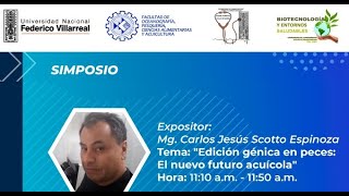 Seminario Edición génica en pecesEl nuevo futuro acuícolaUNFV15112024 [upl. by Mathian]