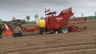 GRIMME GL 34 T  Potato Planter with moving floor unit [upl. by Nylirem]