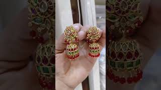 Simple jewellery earrings 1gramgoldjewellery jewellry 1gramgold shortsvideo shorts ytshorts [upl. by Harle598]