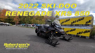 2022 SKIDOO RENEGADE XRS 850 [upl. by Tedda]