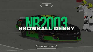 Snowball Derby  Five Flags SpeedwayI  OnBoard Angel Baca [upl. by Recor]