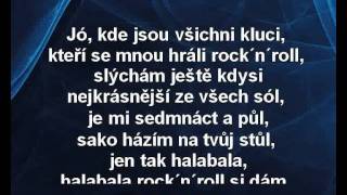 Halabala rock´n´roll  Karel Zich Karaoke tip [upl. by Aniala]