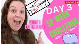 SLIMMING WORLD DAY 3  EXTRA EASY SP CHALLENGE slimmingworld fooddiary weightlossjourney [upl. by Berkeley]