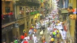 Encierro de San Fermín  11 de julio de 1998 [upl. by Norok705]