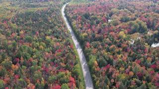 10 Curves Road CR98 in Michigans Upper Peninsula  Autumn Colors 2023 [upl. by Carmon]