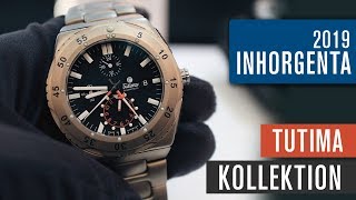 Tutima 2019 Grand Flieger M2 Seven Seas Saxon One Patria auf der Inhorgenta [upl. by Stovall]