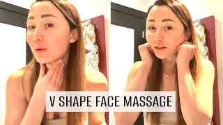 V Shape Face amp Jawline Sculpting Massage [upl. by Daren]