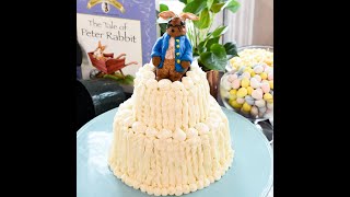 Fondant Peter Rabbit Vanilla Bean Cake [upl. by Illyes]